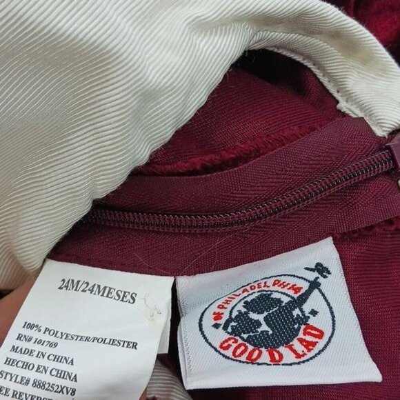 Good Lad Girls 24M Vintage Dress Red Velvet Holiday Christmas Party Outfit - Picture 6 of 6